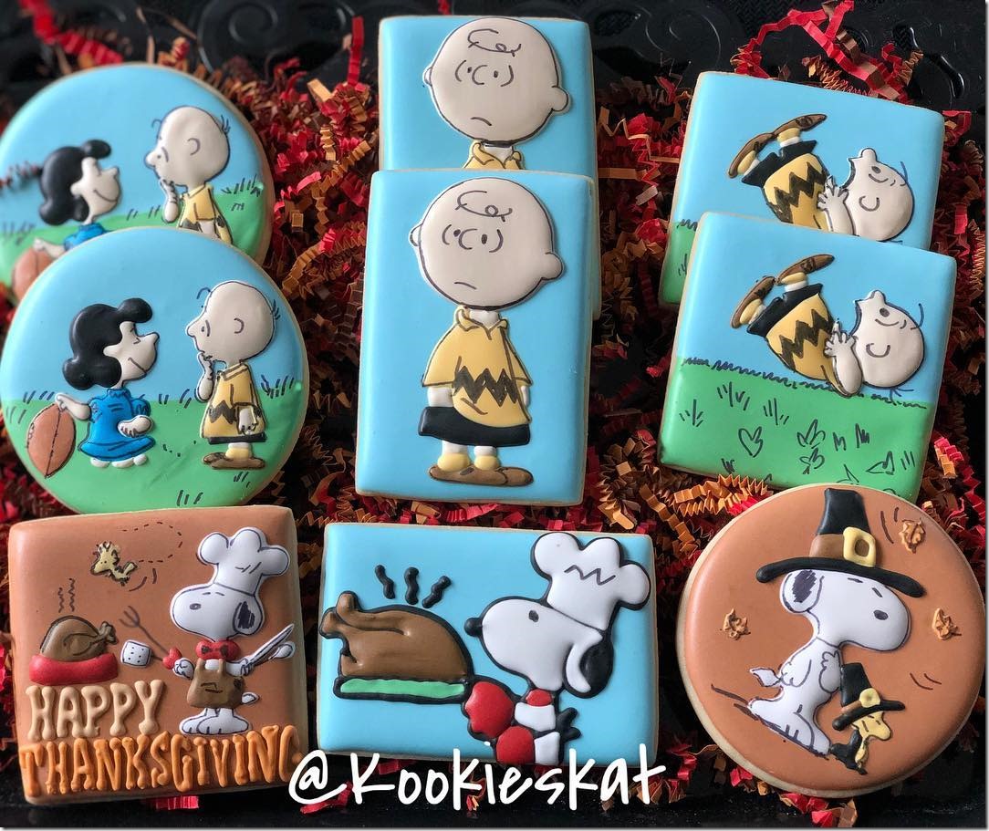 Charlie Brown Thanksgiving Cookies 