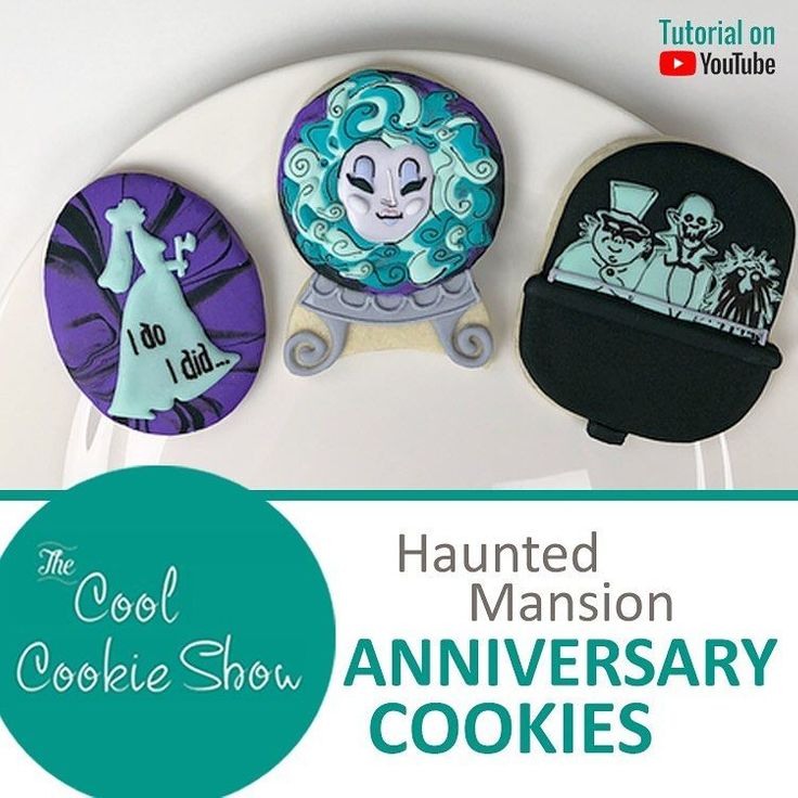 Haunted Mansion Anniversary Cookies