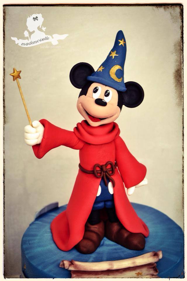 Sorcerer Mickey Mouse Cake Topper