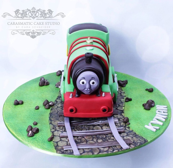 Percy Engine 6 Cake