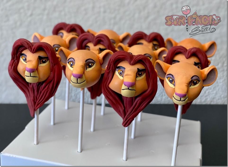 Lion King Cake Pops