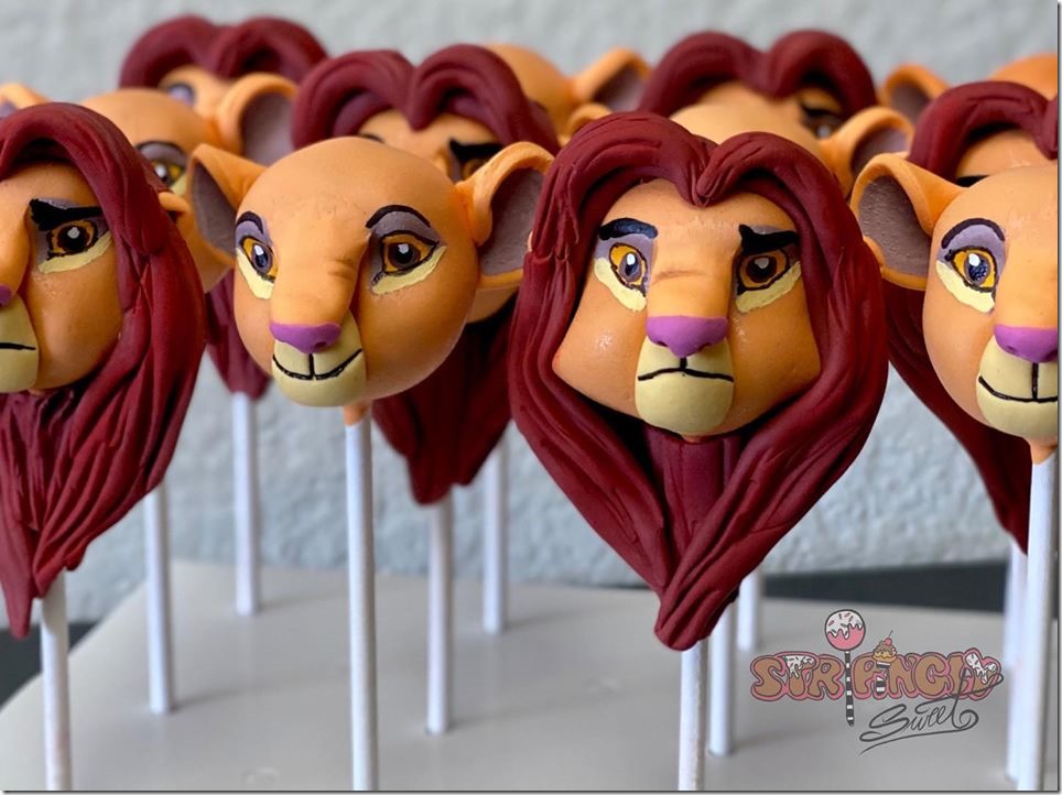 Lion King Cake Pops