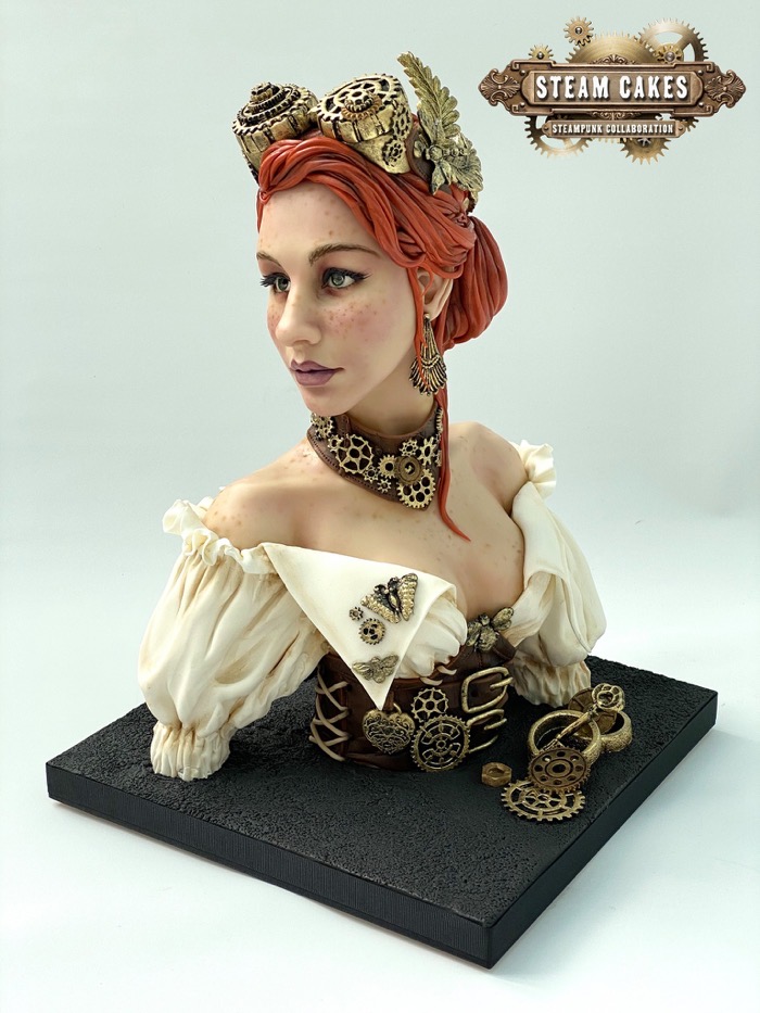 Steampunk Girl Cake