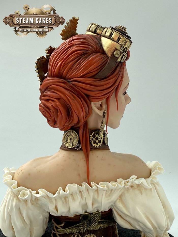 Steampunk Girl Cake