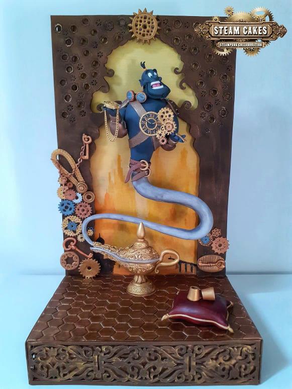 Steampunk Genie Cake