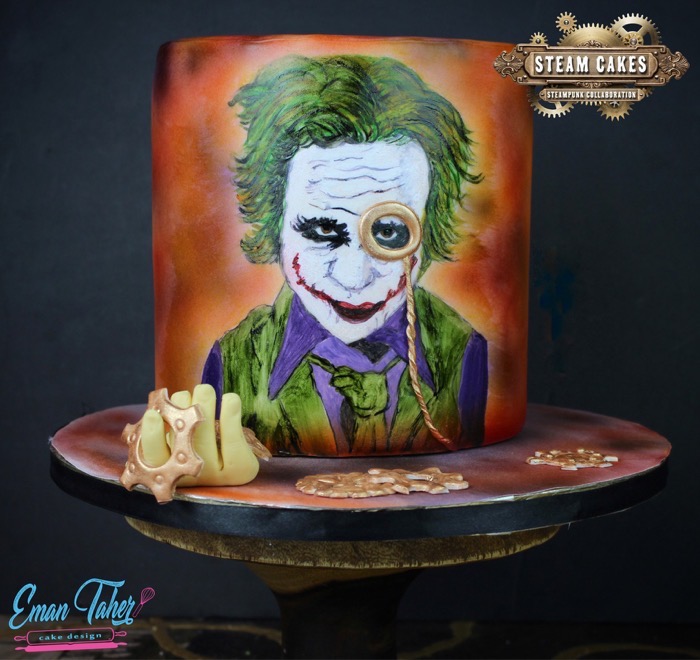Steampunk Joker Cake