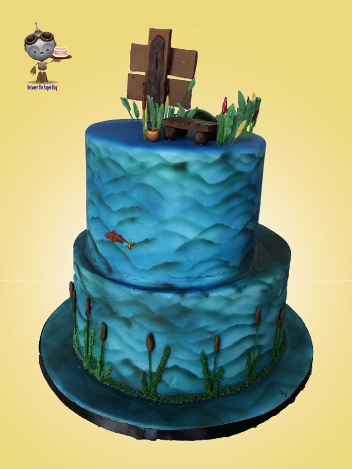 Gone Fishing Cake back l