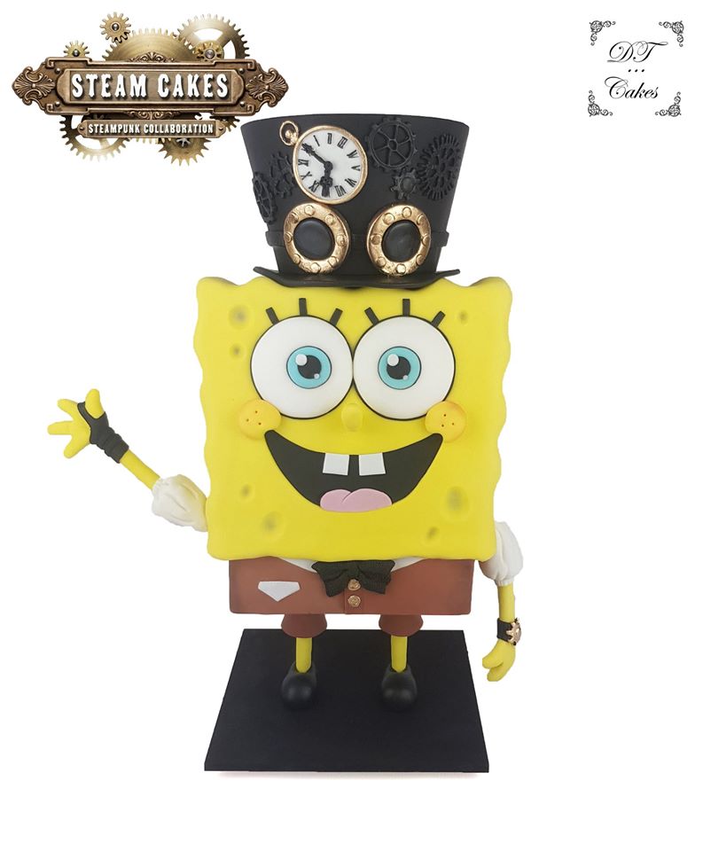 Steampunk Spongebob Cake 2