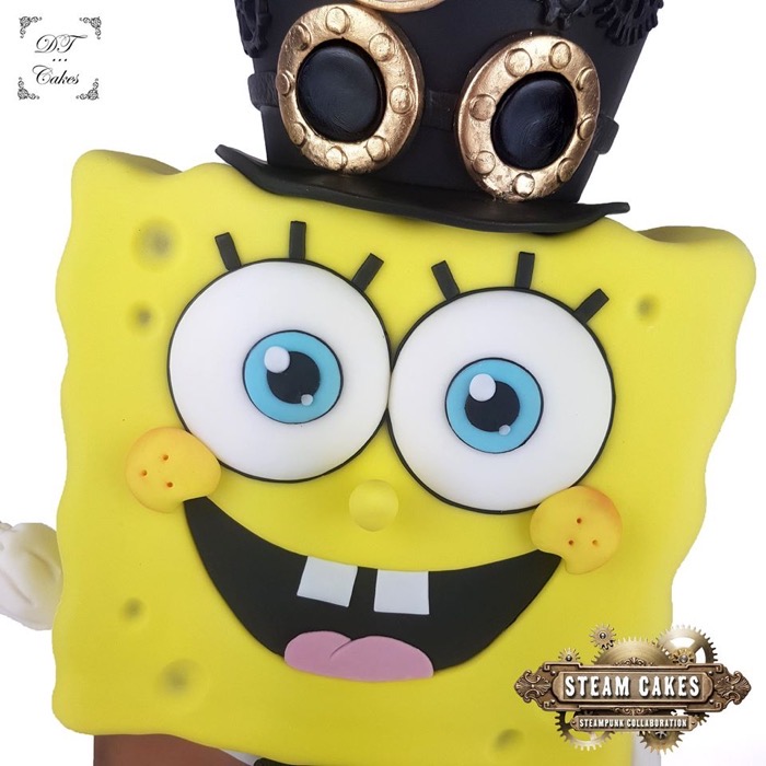 Steampunk Spongebob Cake 3