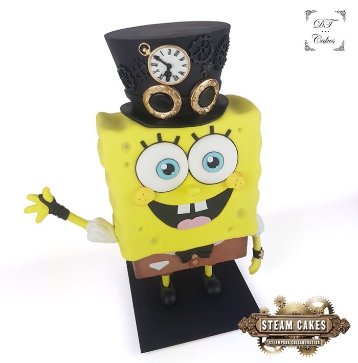 Steampunk Spongebob Cake