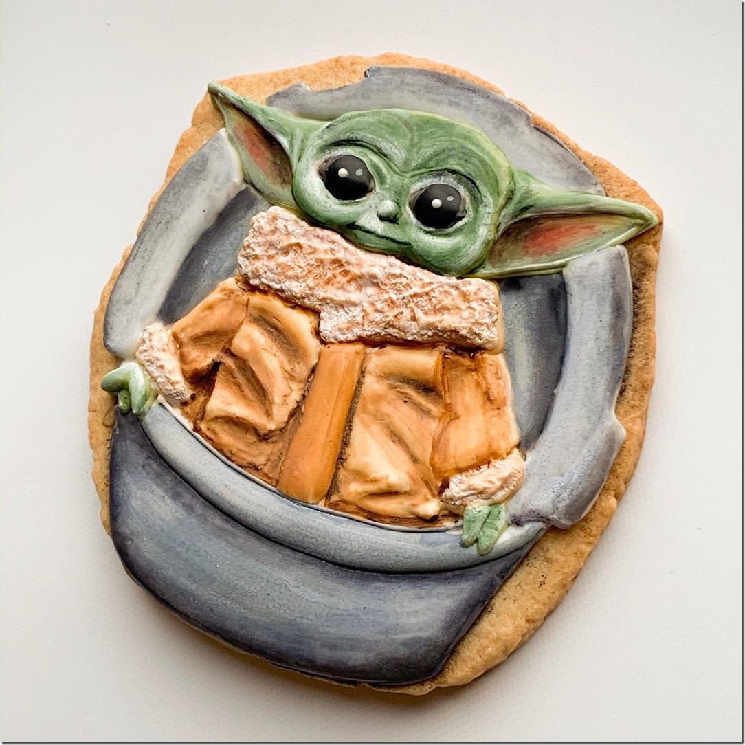 Baby Yoda Cookie