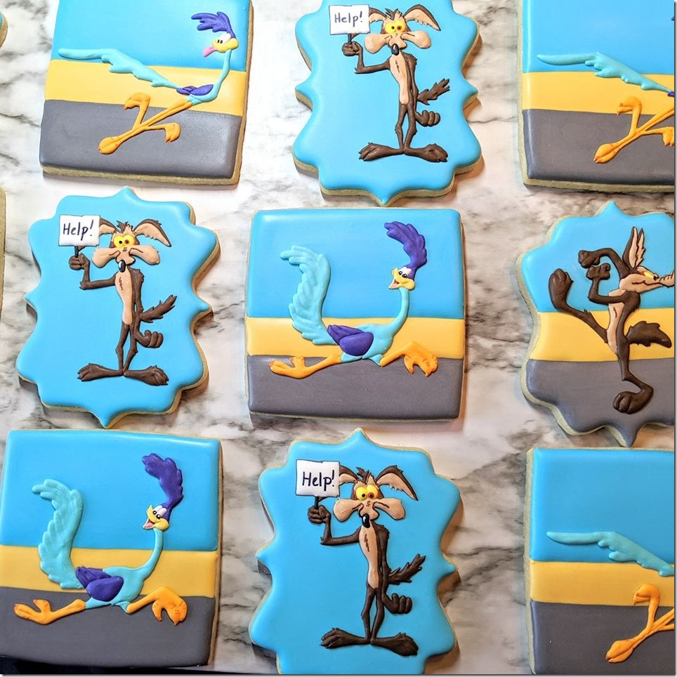 Road Runner and Wile E. Coyote Cookies