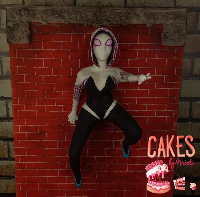 Spider Gwen Cake 2