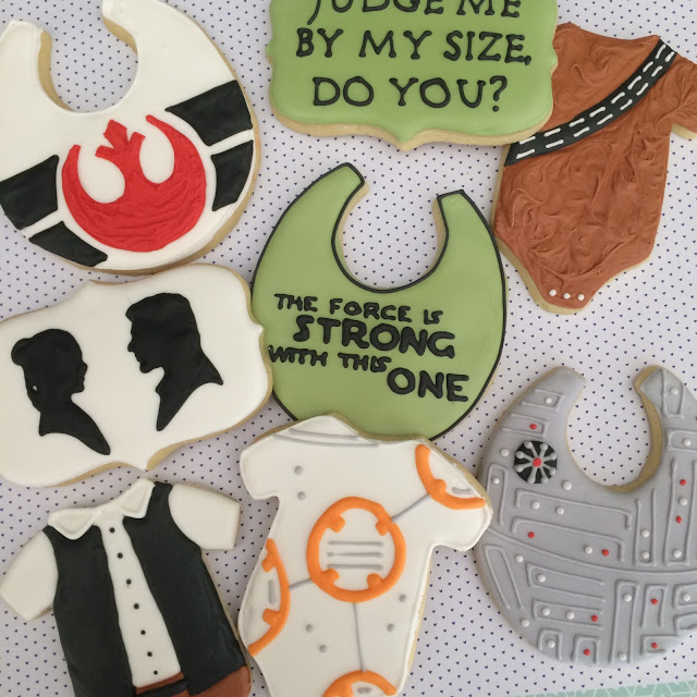 Star Wars Baby Shower Cookies 