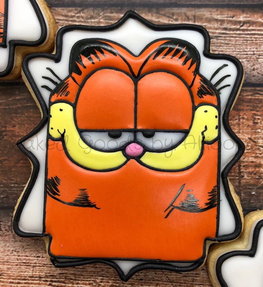 Garfield Through The Years Cookie