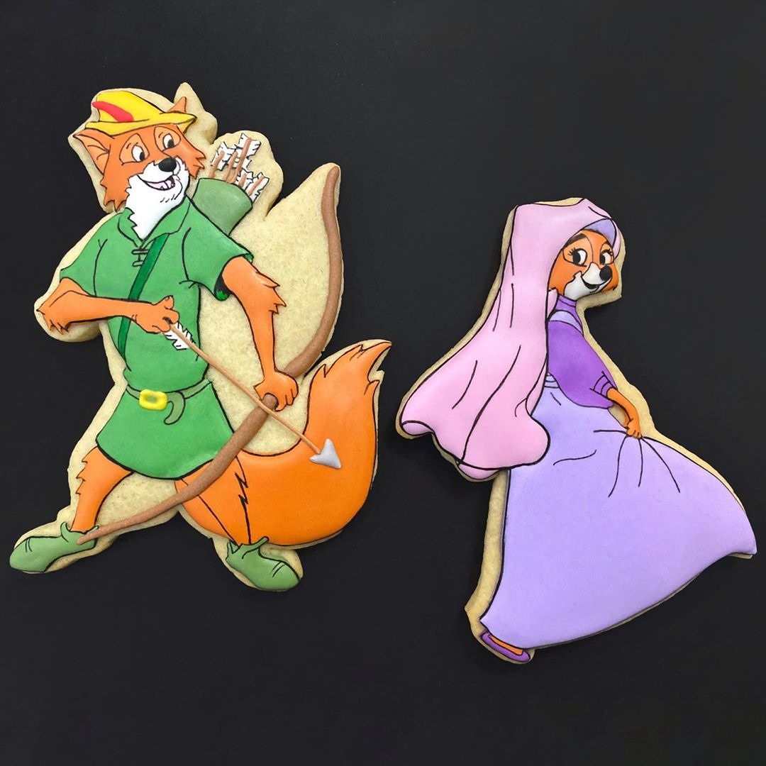 Robin Hood and Maid Marian Cookies