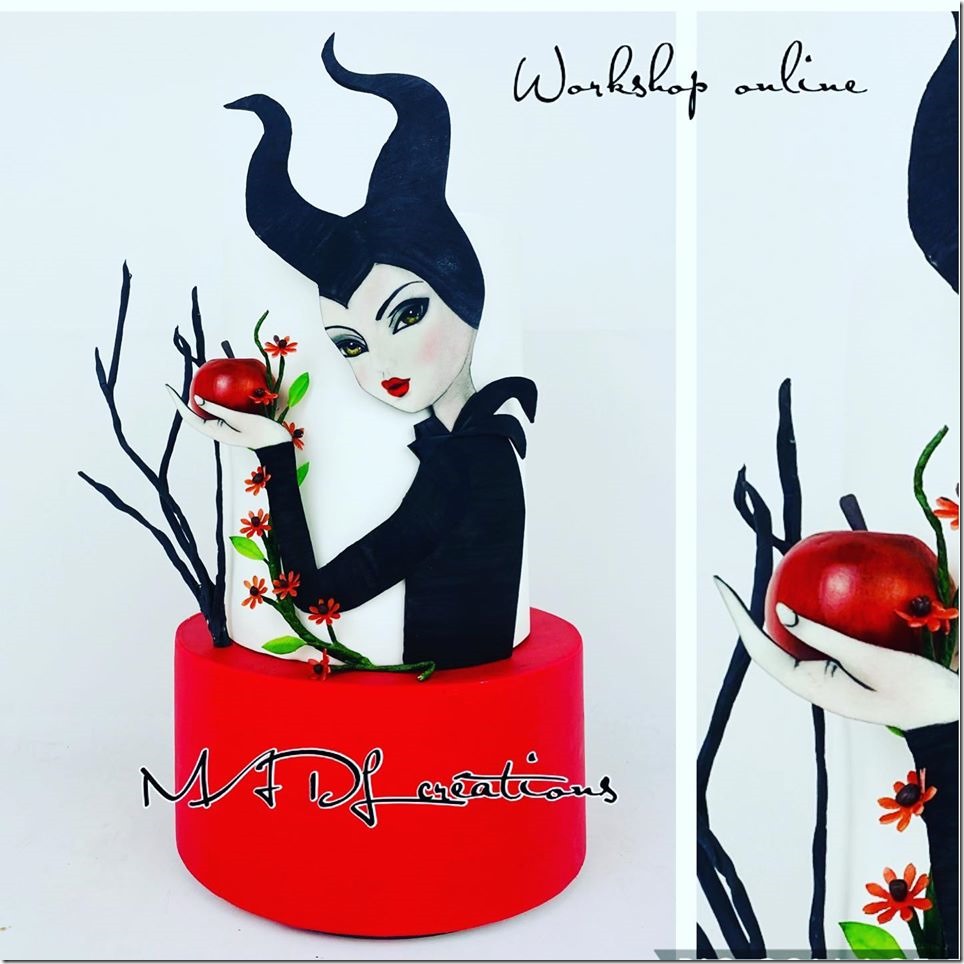 Maleficent Cake