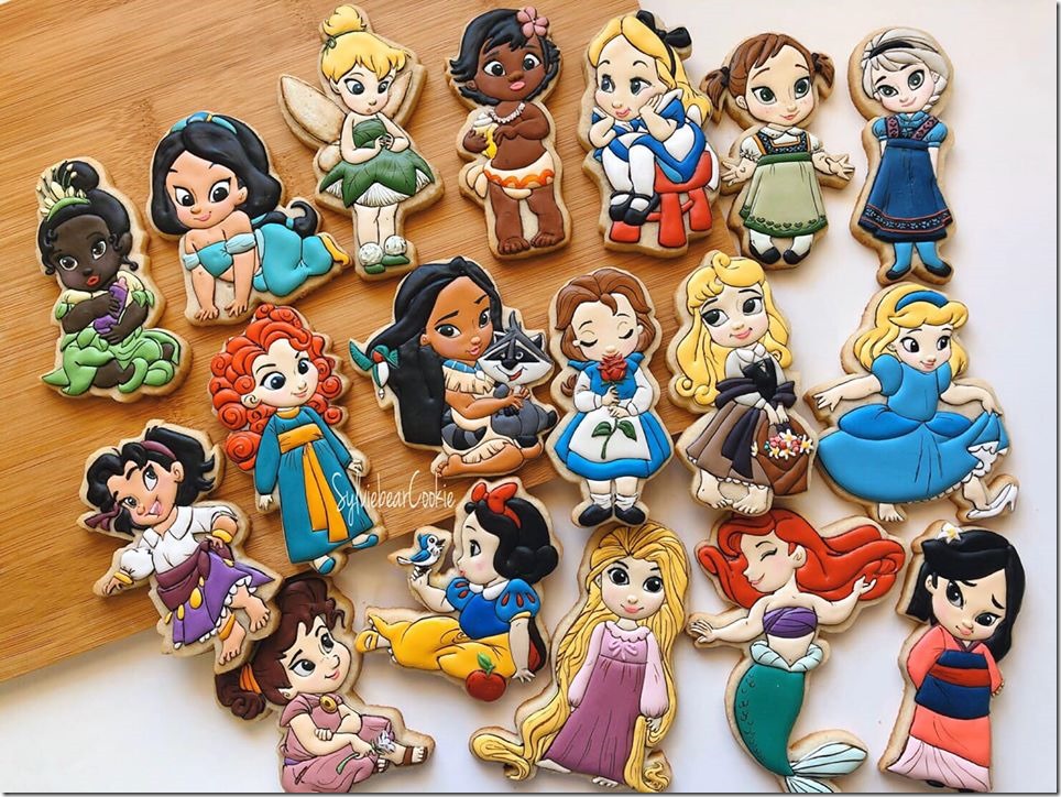 Baby Disney Princess Cookies