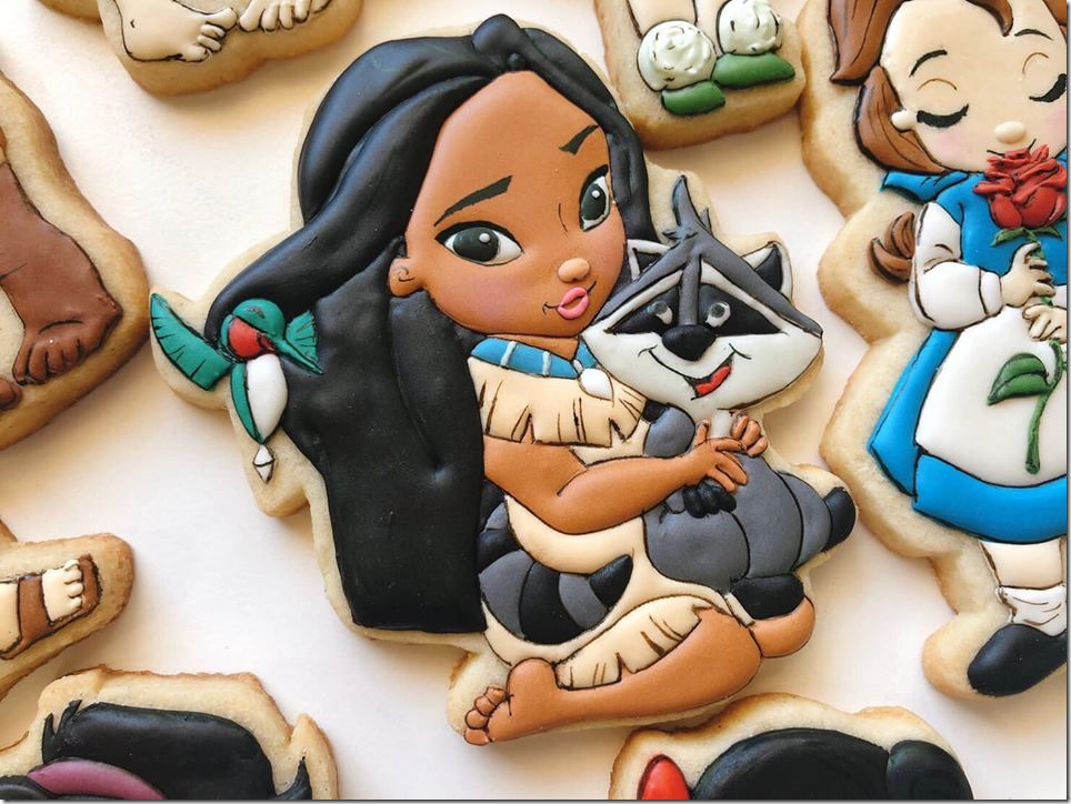 Baby Pocahontas Cookie