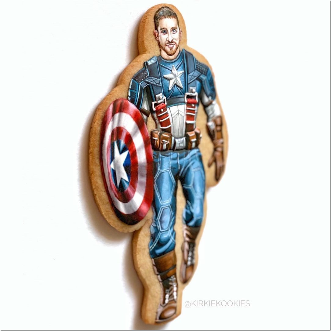 Captain America Cookie 