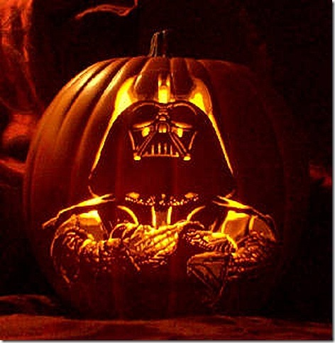 Darth Vader Pumpkin Carving