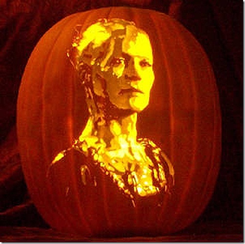 Borg Queen Pumpkin Carving