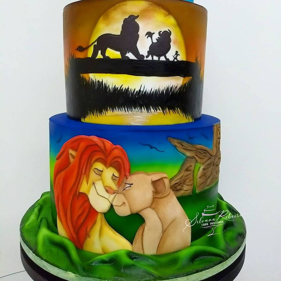 Marvelous Lion King Multi-Tiered Cake - Between The Pages Blog