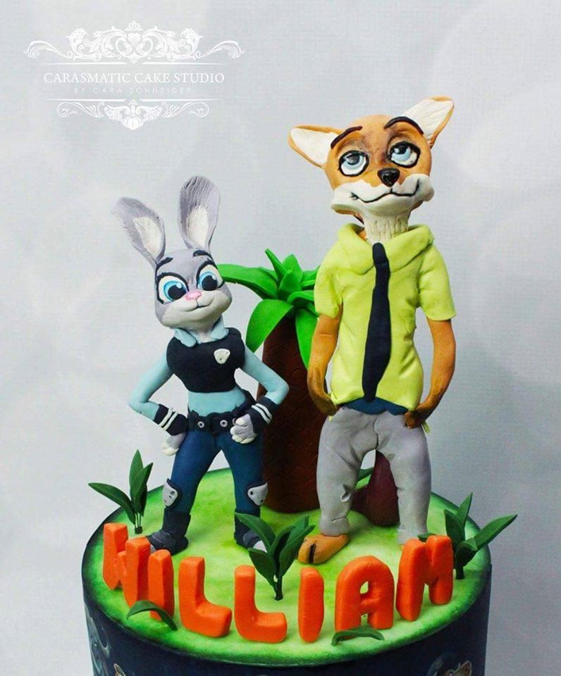 Superb Zootopia Cake - Between The Pages Blog