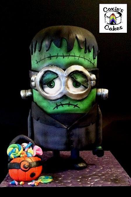 Frankenstein Minion Cake