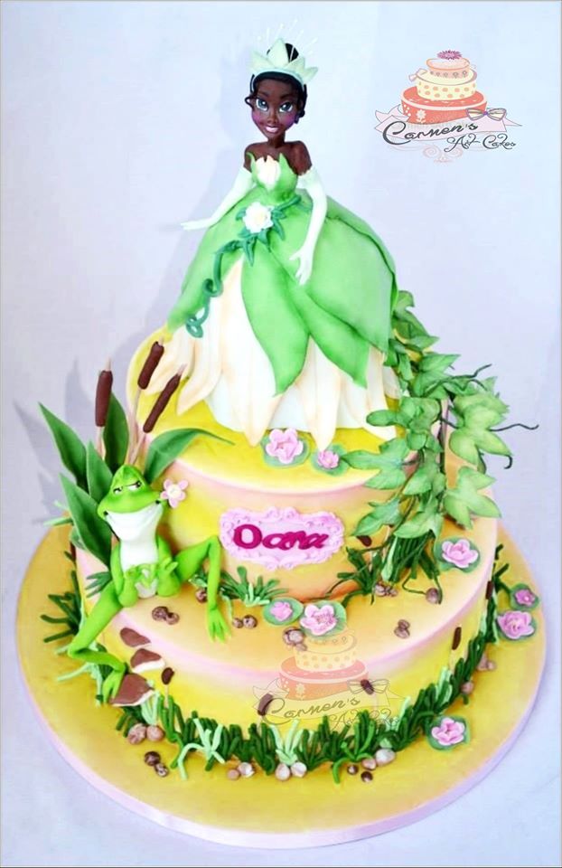 Amanda's Custom Cakes: Princess Tiana cakes