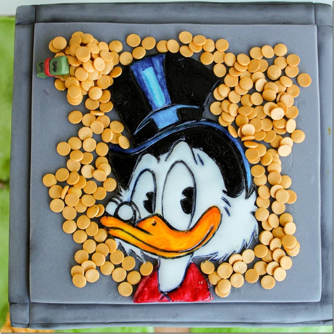 Uncle Scrooge's Money Bin Cake