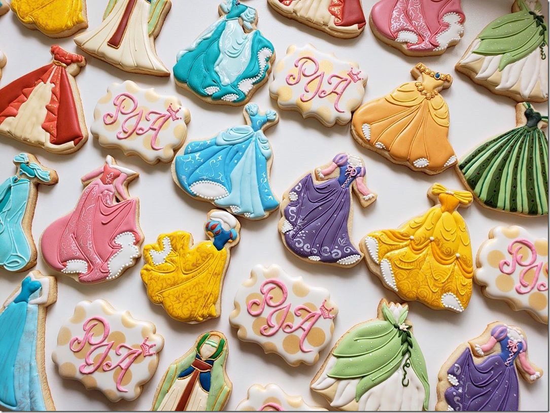Disney Princess Dress Cookies