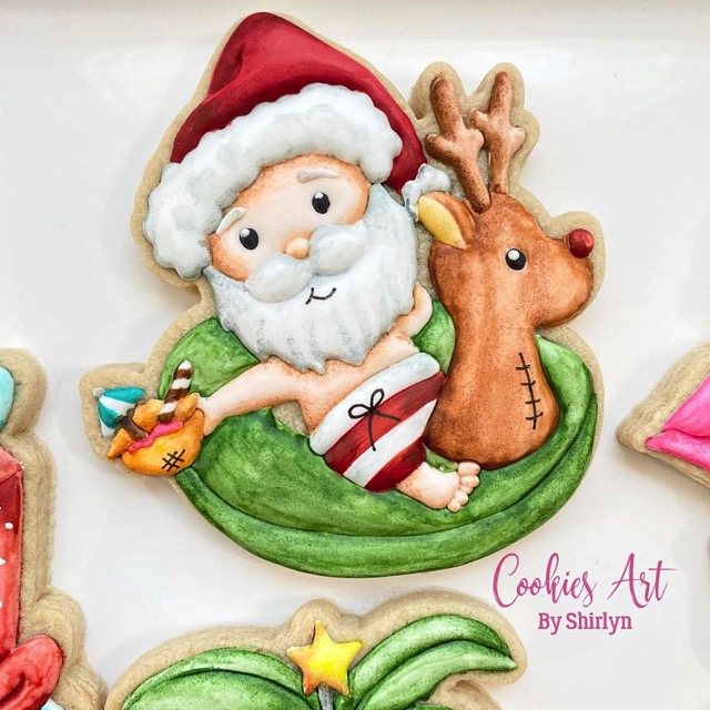 Santa cookie 