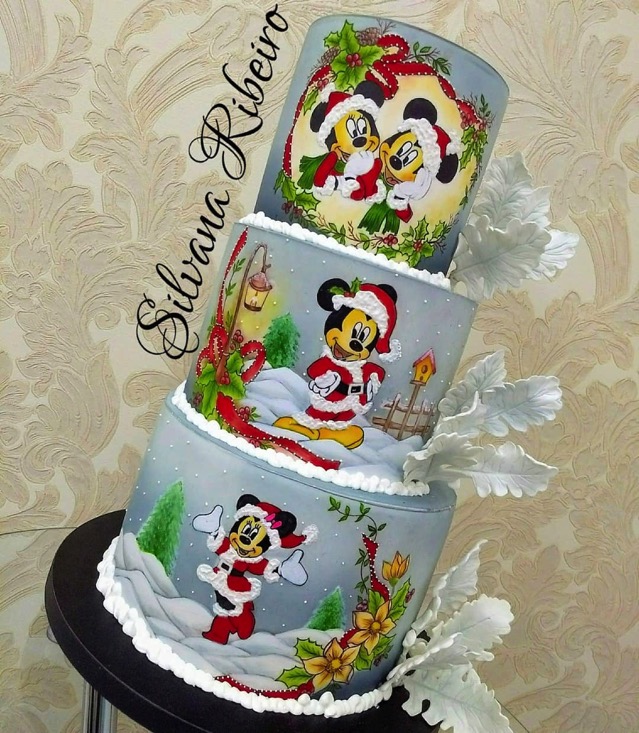 Disney Christmas Cake Balls - Mickey and Minnie Mouse