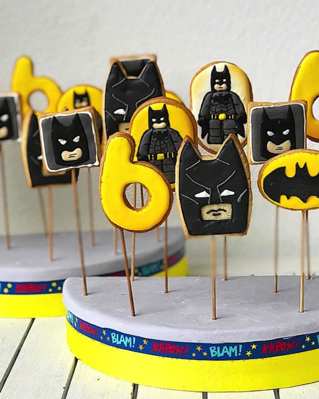 LEGO Batman cookie pops