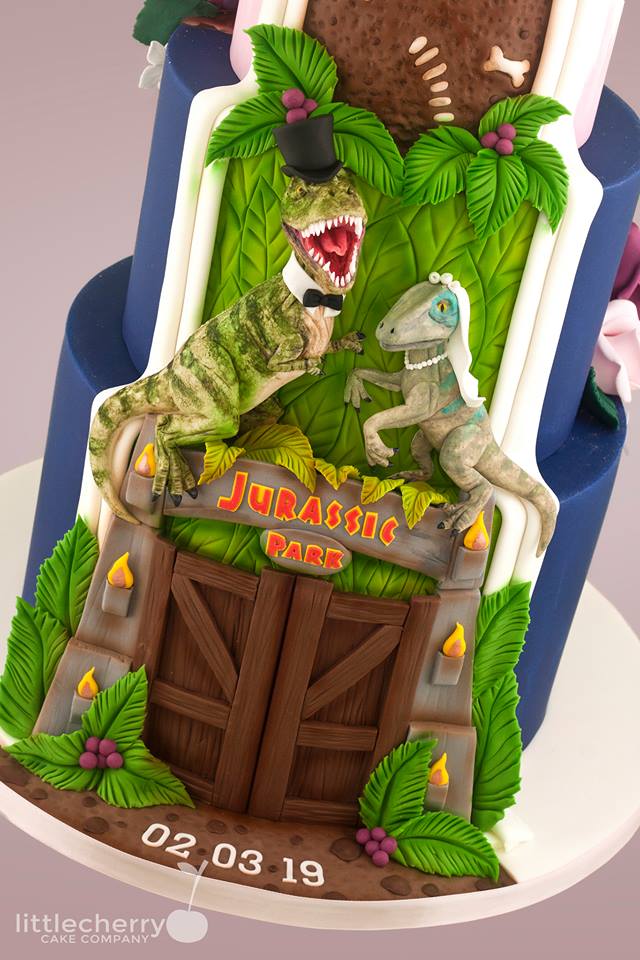 Jurassic Park Wedding cake 2