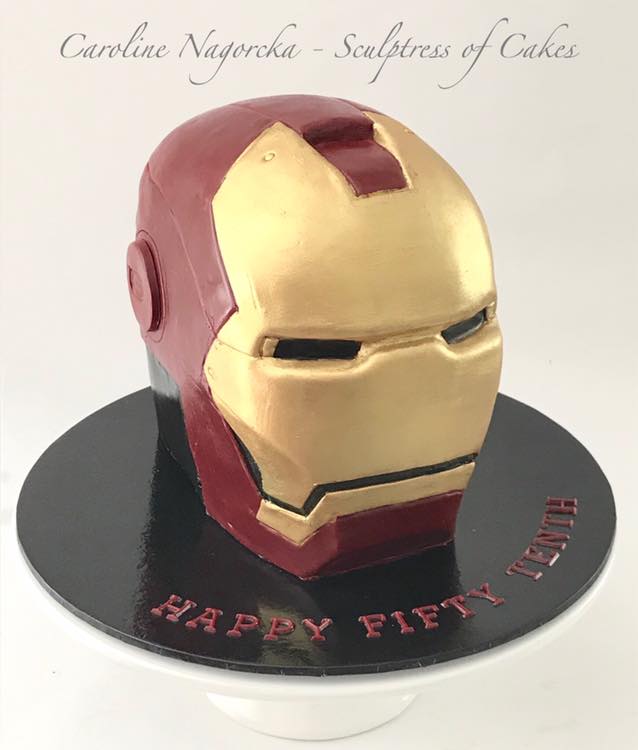 Iron Man Mask Cake