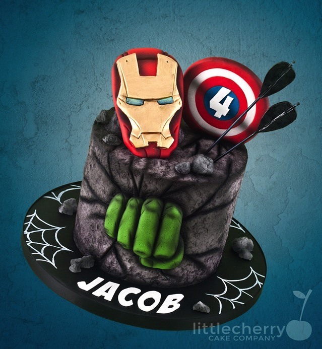 Avengers 4th Birthday Cake