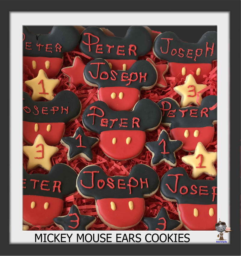 Mickey Mouse Ears cookies