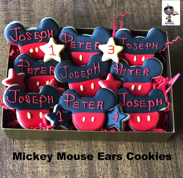 Mickey Mouse Ears Cookies 