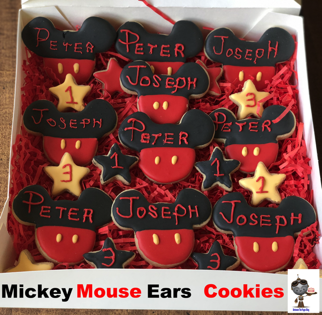 Mickey Mouse Ears cookies