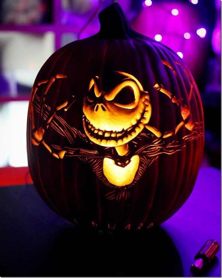 Jack Skellington Pumpkin Carving