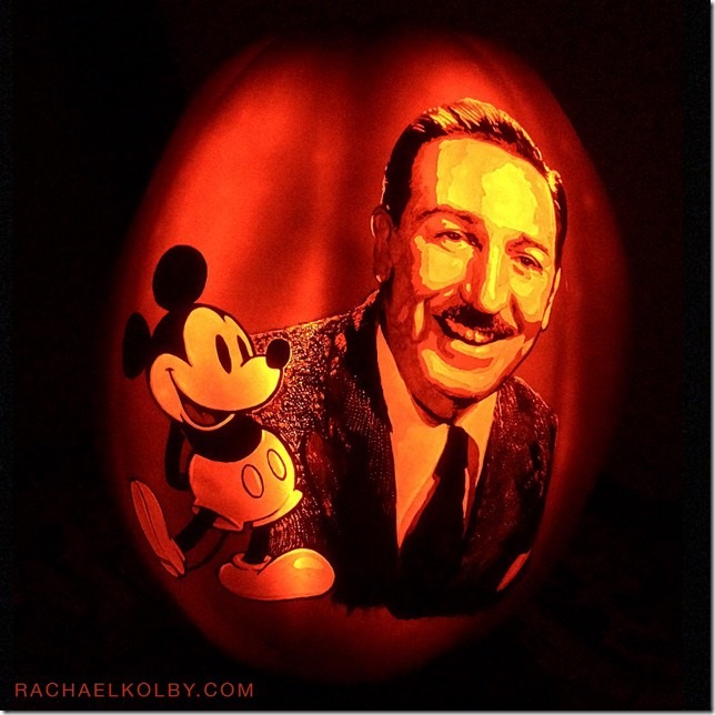 Walt Disney & Mickey Mouse Pumpkin Carving