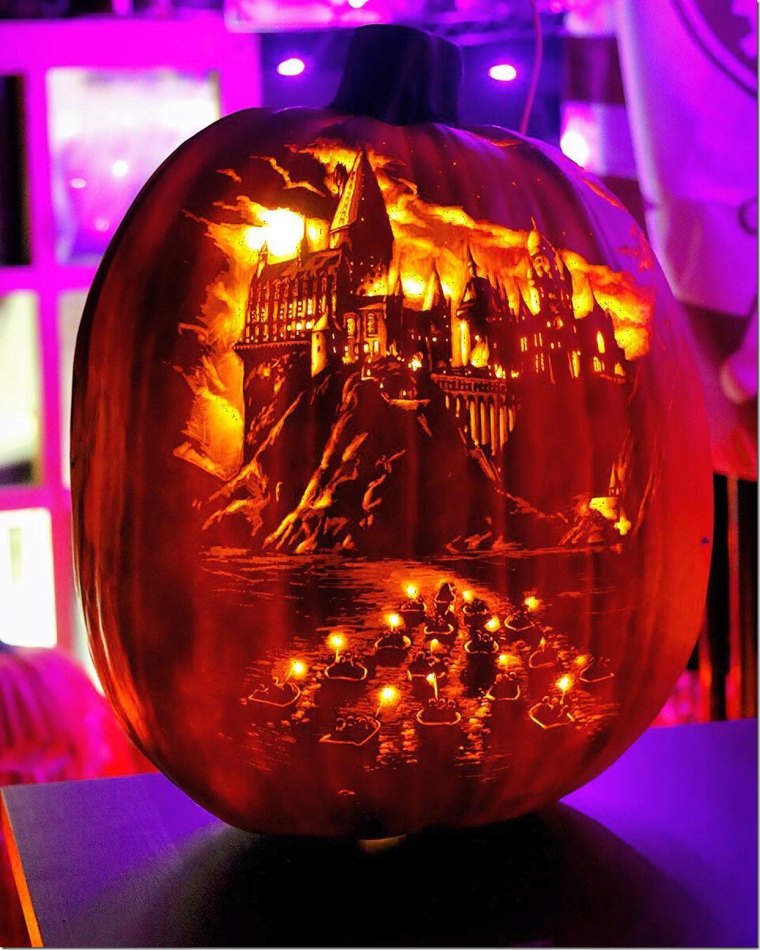 Hogwarts Pumpkin Carving