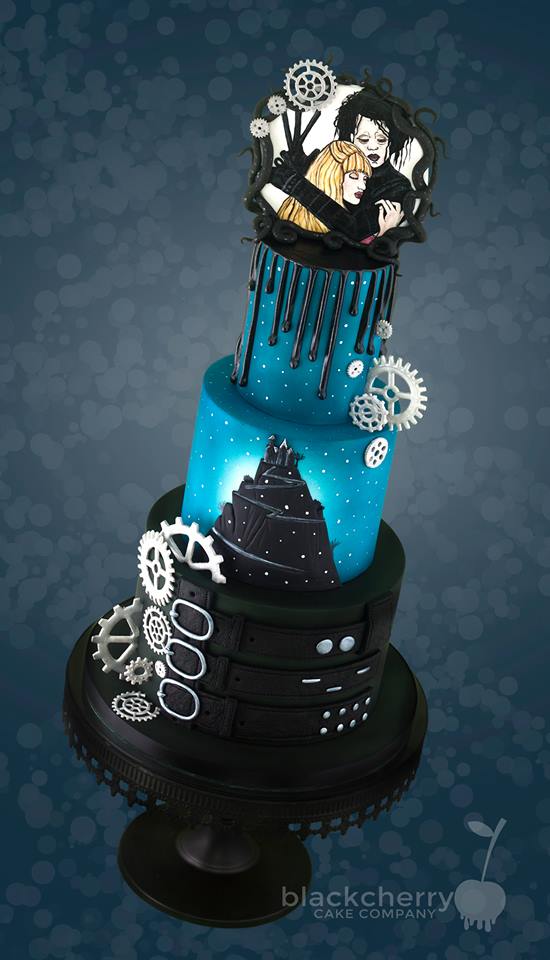 Edward Scissorhands Wedding Cake