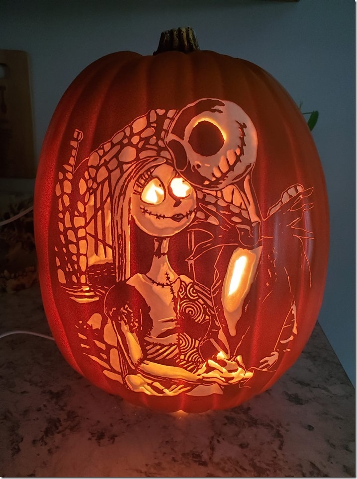 Nightmare Before Christmas Sally Pumpkin Carving