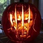 Splendid Wolverine Pumpkin Carving