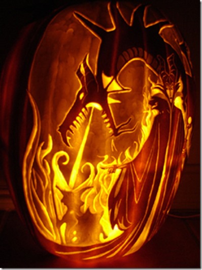 Maleficent Pumpkin Carving
