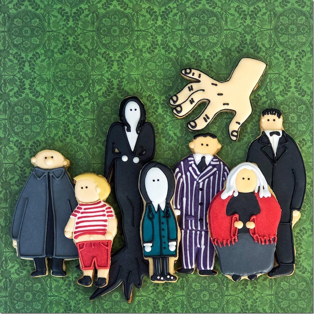 Addams Family Cookies