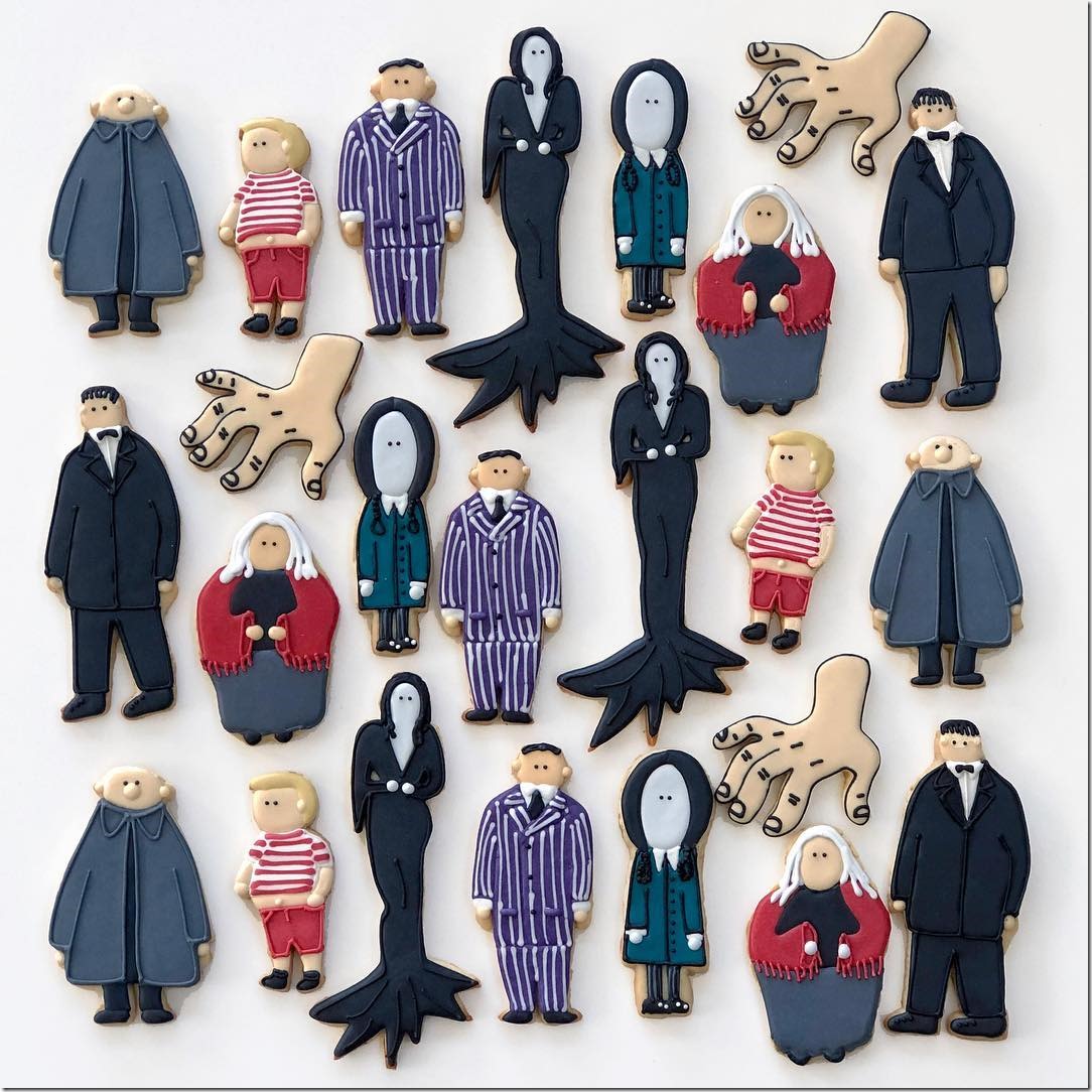 Addams Family Cookies